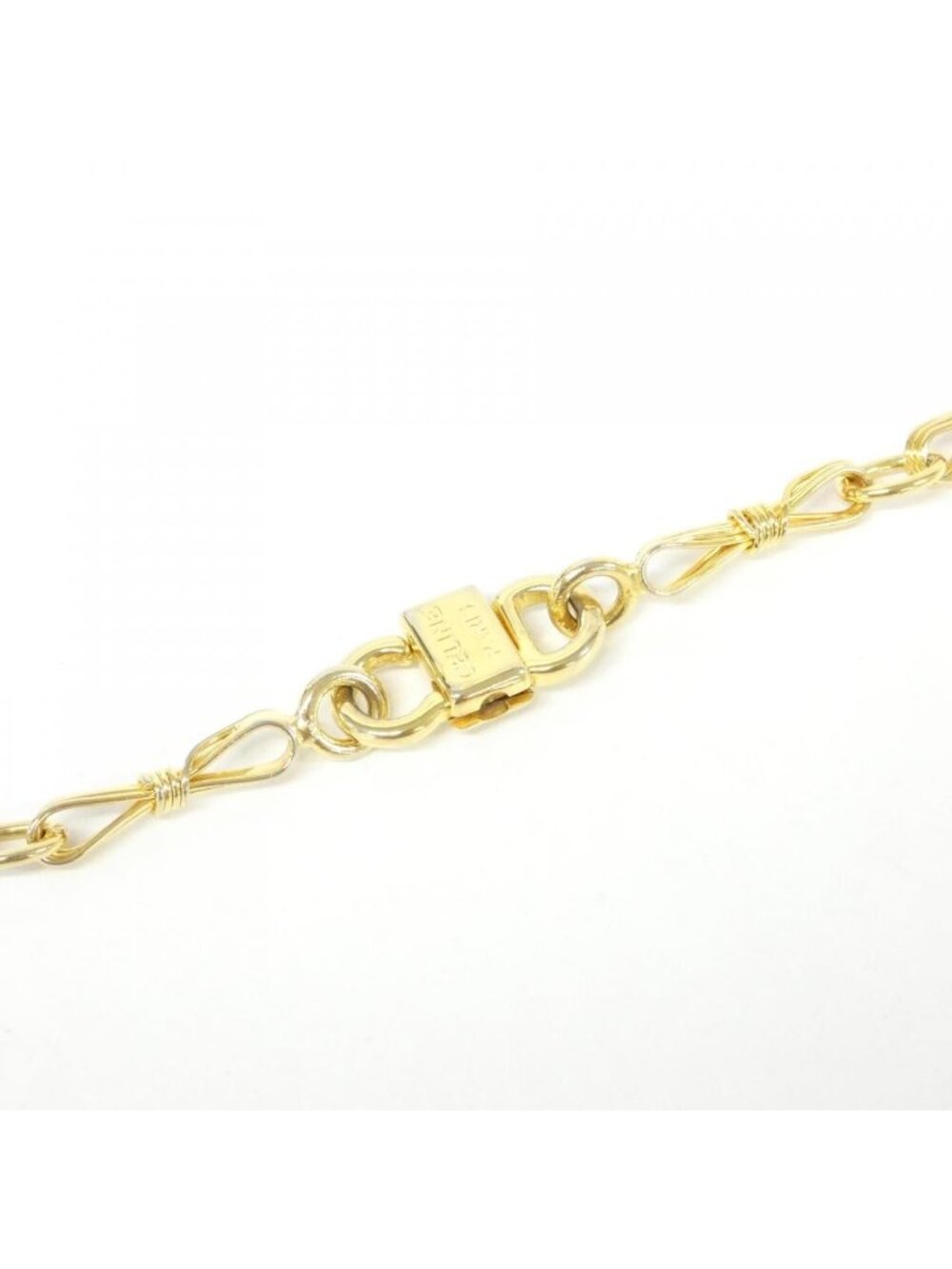 ★SOLD★ Celine Vintage Necklace Gold - Picture 3 of 4
